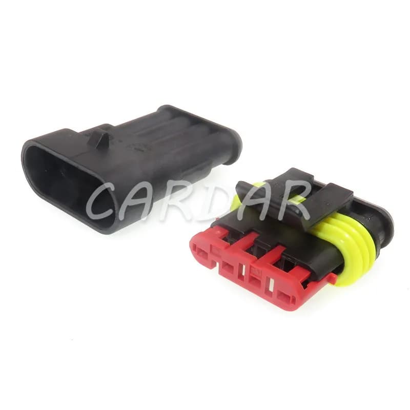 1 Set 4 Pin 282106-1 282088-1 connettori elettrici per connettori automobilistici Superseal e presa automatica impermeabile sigillata