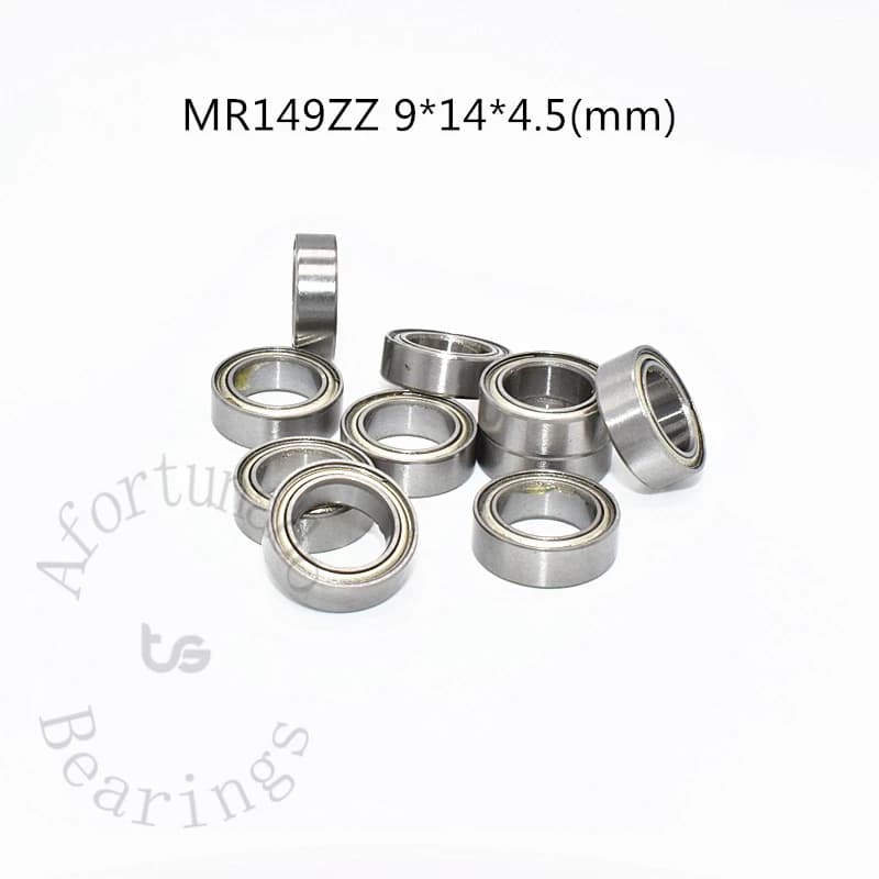 MR149ZZ 9*14*4.5(mm) 10PCS Metal Sealed Miniature chrome Steel Bearings