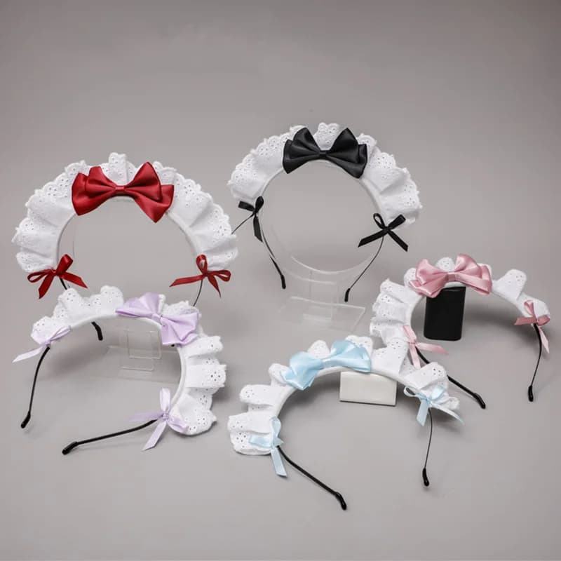 Lolita Loose Maid KC Copricapo Handmade Hair Accessories for Girls Gift