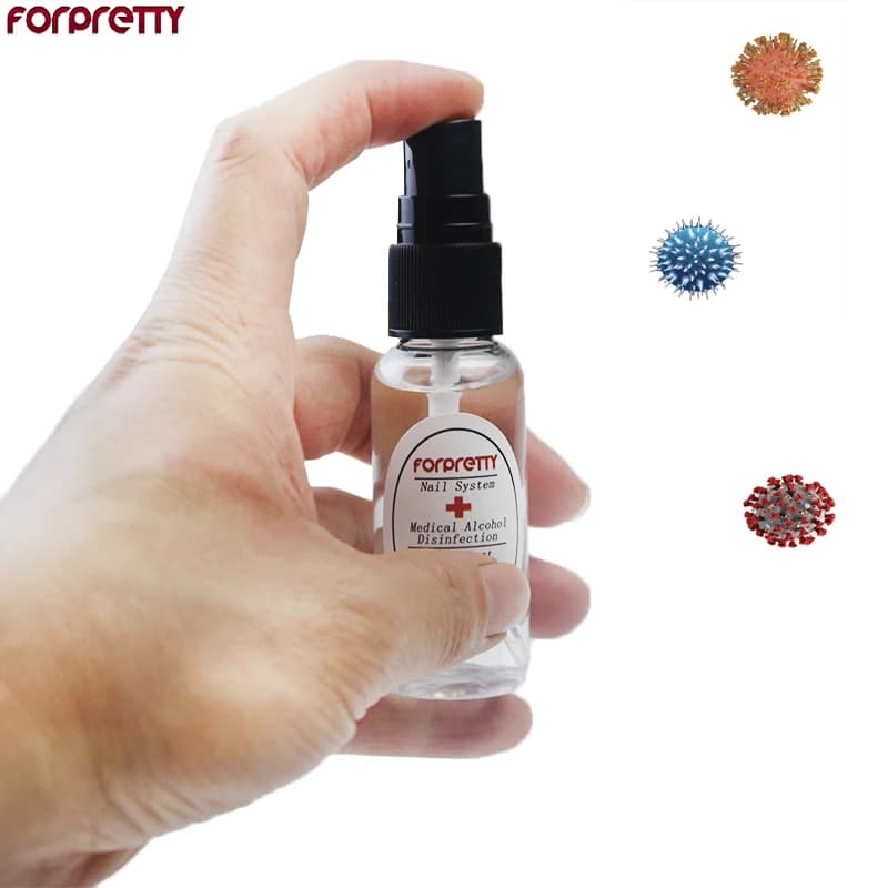 Alcool etilico 75% unghie Art Tool desinfezione della mano cura della pelle Defender fungo Gratis Para O brasile