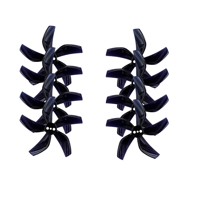 12 coppie GEMFAN D51 51mm 2020 elica per PC a 5 pale con foro di montaggio da 1.5mm per RC FPV Racing Freestyle Cinewhoop Drone canalizzato