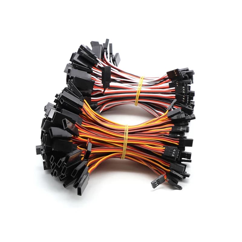 10pcs1 0/15/30/50/100 centimetri Micro Servo Cavo di Estensione All'ingrosso 30 / 60 coreFor Futaba JR Anti-interferenza Per RC Elicottero Parte