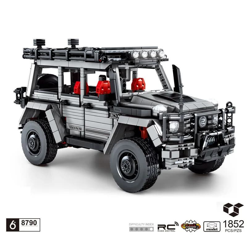 Scala Tecnica Benz G550 4x4 RC Auto Building Block Orv Modello Veicolo Radio A Vapore 2.4gHZ Mattoni di Controllo Remoto Collezione di Giocattoli