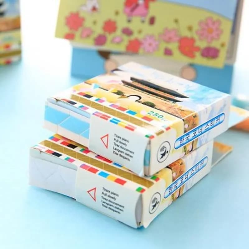 250 pcs/box stickers for self-adhesive photo angles supplies for PVC Album Memorial Album Frame decoration Eco Friendly