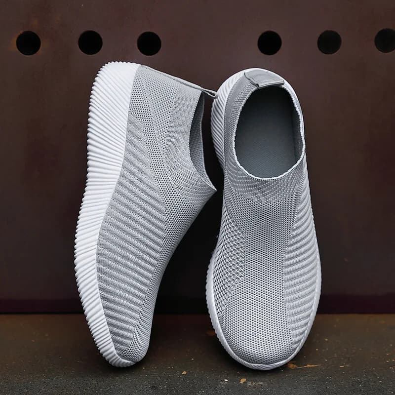 Women's Vulcanized Shoes High Quality Women's Sneakers Slip On Flats Women's Moccasin Shoes Strong Size 42 Walking Flat