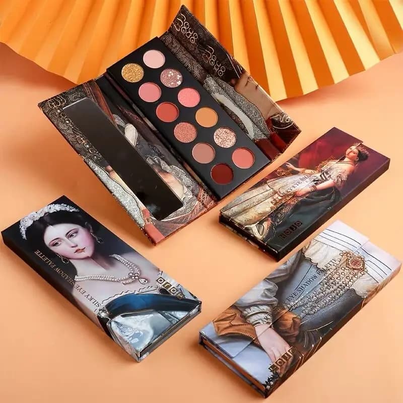 12 colori Nude Shimmer Eyeshadow Palette Matte Waterproof facile da indossare Glitter Natural Pigment EyeShadow Powder Beauty Makeup