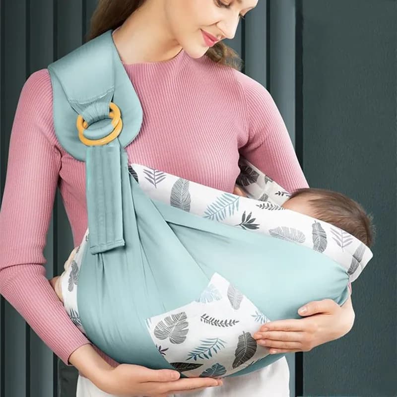 0-36M Neonato Avvolgente Marsupio Sling Infantile Regolabile Confortevole Copertura per Allattamento Morbido E Traspirante Allattamento Al Seno Marsupio Canguro