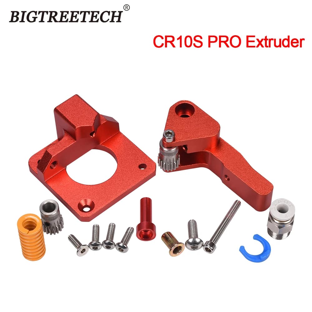 BIGTREETECH CR10s Pro Dual Gear mk8 Kit estrusore puleggia Dobule in alluminio 1.75mm filamento parti della stampante 3d per CR10S PRO Ender3/5