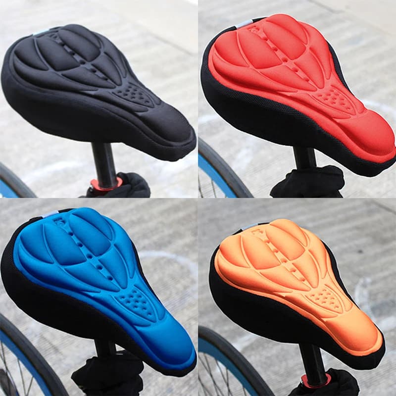 MTB Mountain Bike ciclismo ispessito Comfort Extra cuscino in Gel 3D in Silicone Ultra morbido cuscino per sella per bicicletta 4 colori