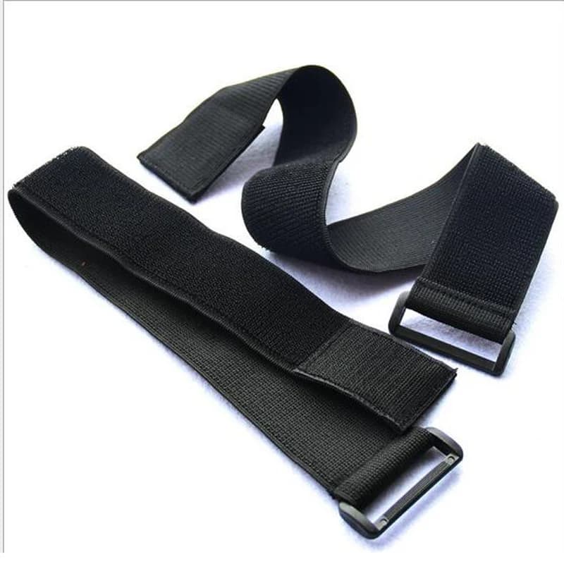 Fascette elastiche con gancio e anello da 1 pz 5 cm * 50 cm con cinghie ad anello con fibbia Cintura Nastro di fissaggio nero per bagagli