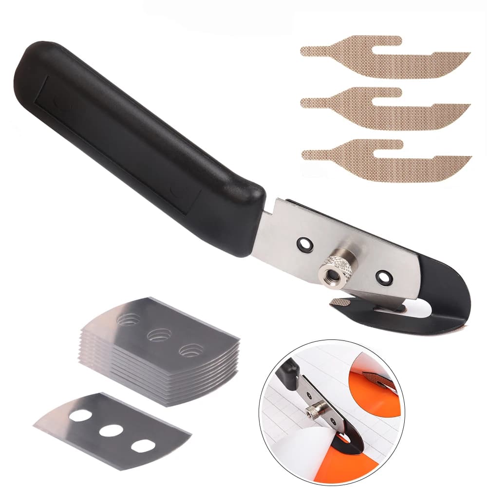 EHDIS taglierina per carta da imballaggio in vinile coltello multiuso con adesivo in PTFE decalcomania in fibra di carbonio strumento di taglio taglierina per pellicole oscuranti per finestre