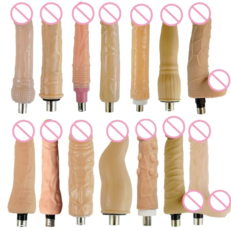 Fredorch 19 kinds of sex machine color meat attack Dildo 3XLR Sex Love Machine Penis accessories for women sex product Dildo