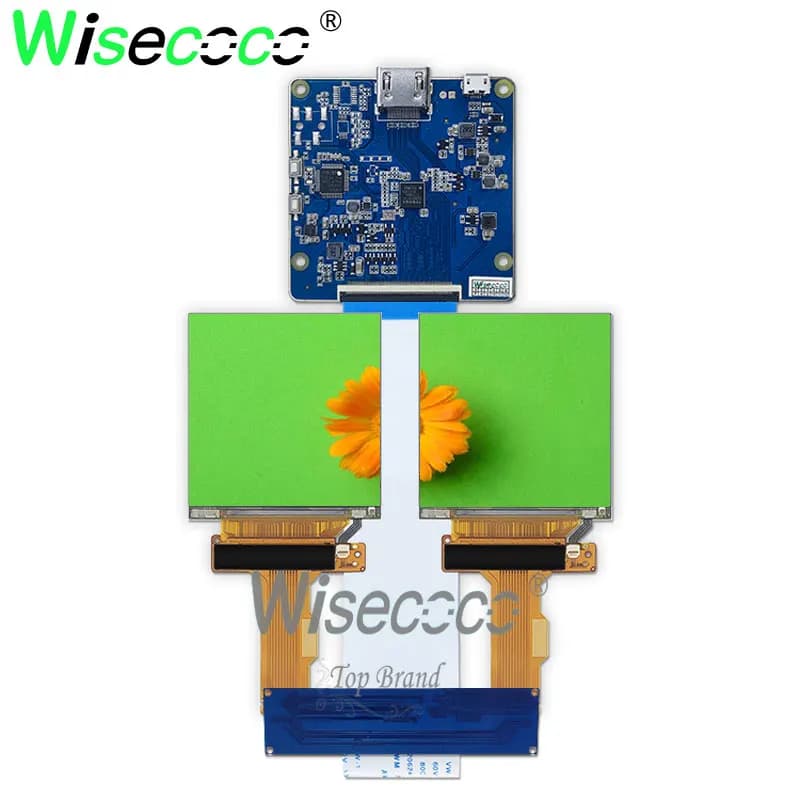 90Hz 2.9 pollici 1440x1440 2K doppio schermo LCD VR AR Display montato sulla testa Windows Display a realtà mista scheda Driver MIPI