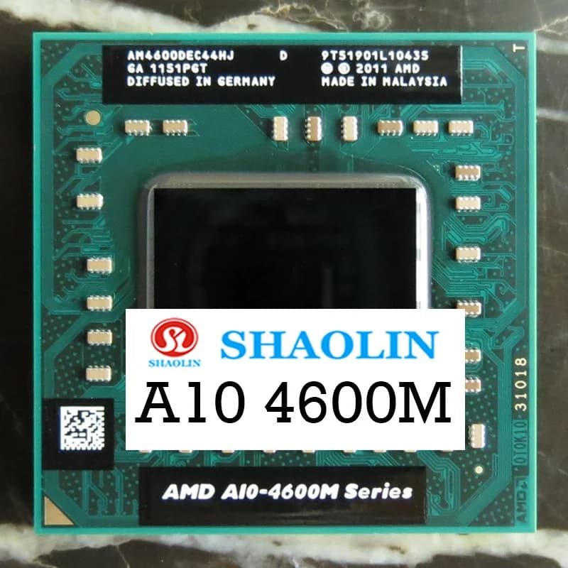 AMD A10-Series A10-4600M A10 4600M Processore CPU quad-core quad-thread da 2,3 GHz AM4600DEC44HJ Socket FS1