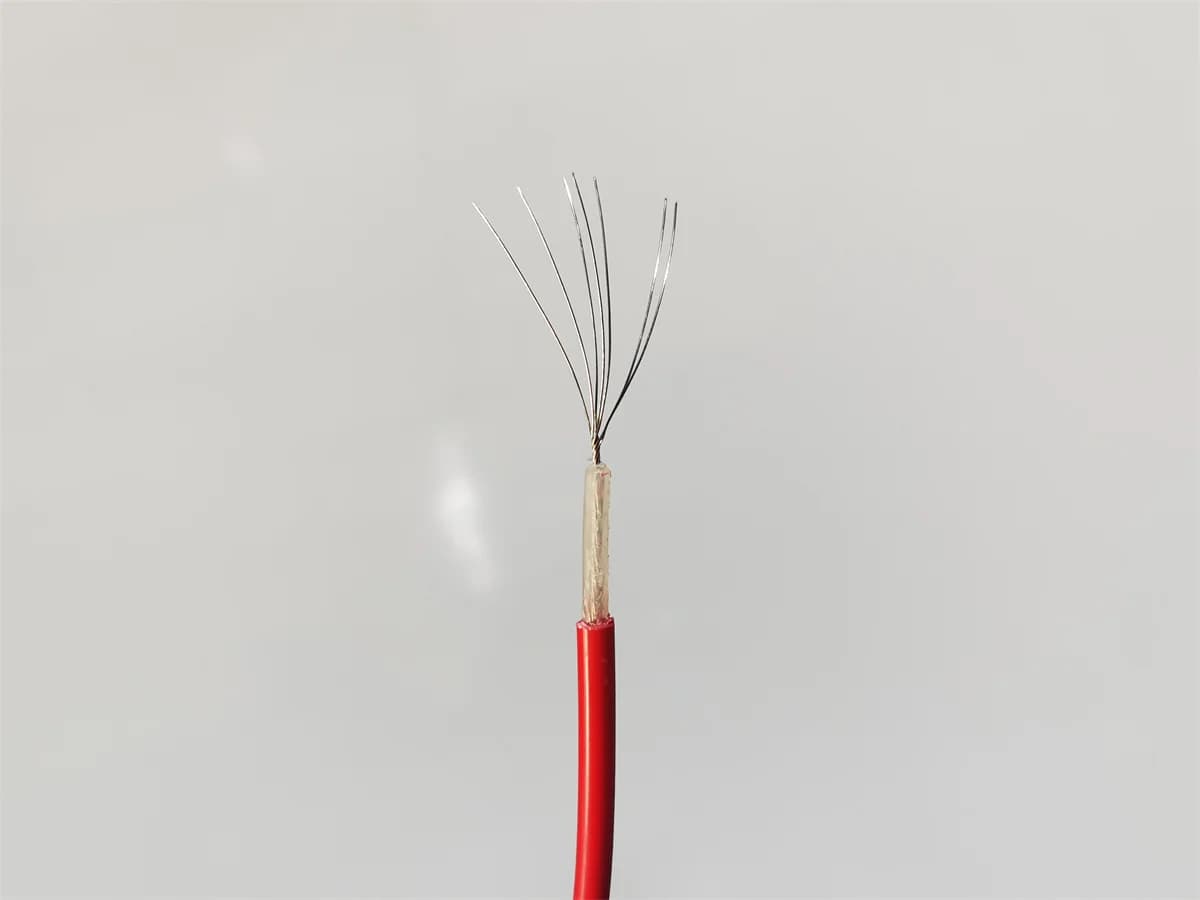 Cavo ad alta tensione cavo 0 - 40kv rosso per purificatore d'aria, filtro elettrostatico, elettrodo HV