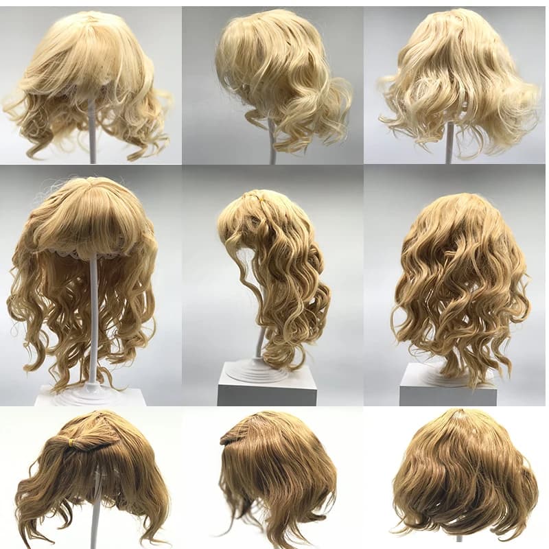 NPK 70 centimetri Reborn Bambino Bambola Incollato Parrucca di Capelli 28 pollici Del Silicone Realistico Reborn Bambole Del Bambino Parrucca di Capelli Bambola FAI DA TE accessorio