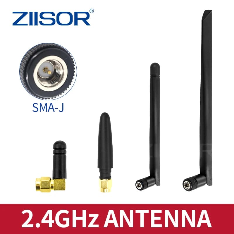 Antenna WiFi 2.4 GHz per Router, Antenne 2.4GHz per Moduli Wireless ZigBee, Antenna Mini SMA Maschio 2.4G per Controller FPV