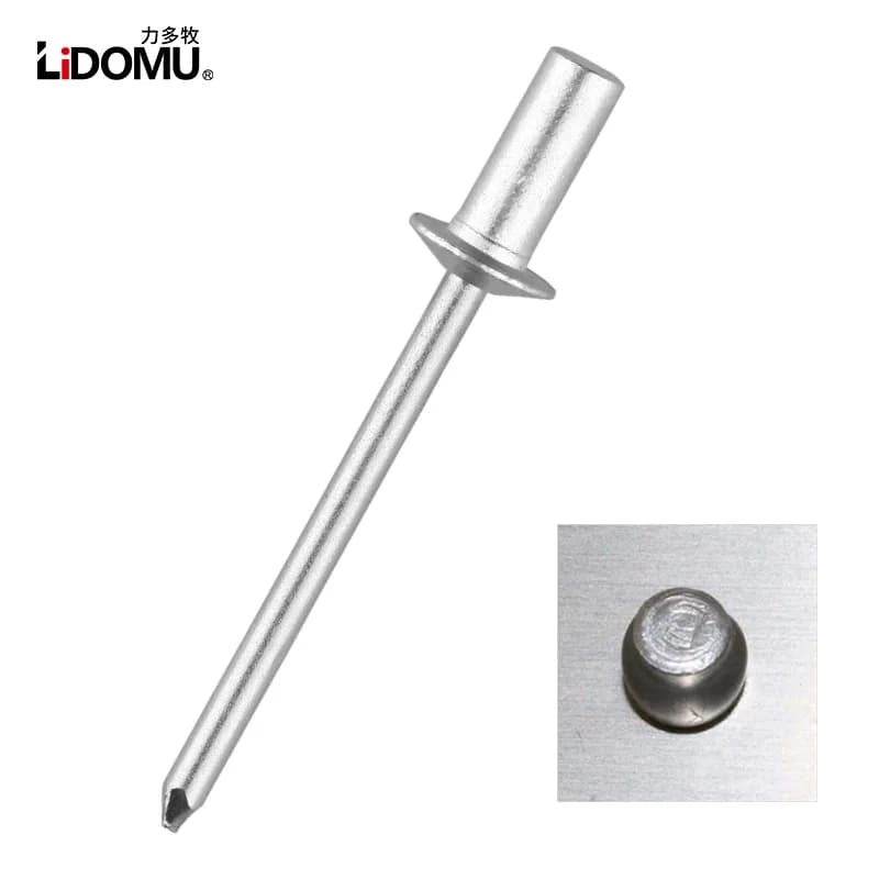 30/50 pezzi rivetto sigillato rivetto cieco in alluminio con estremità chiusa impermeabile 3,2-4,8 mm