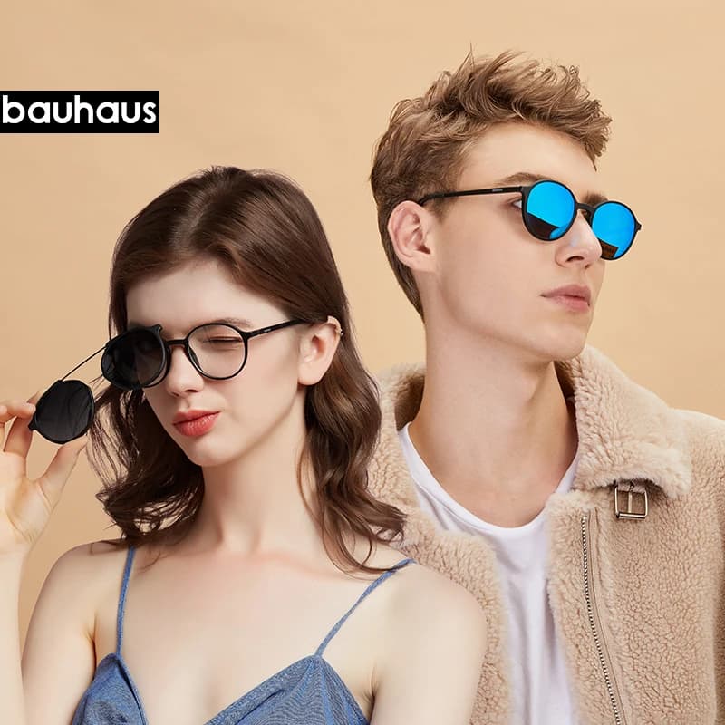 Occhiali da sole magnetici Bauhaus Occhiali da sole polarizzati Occhiali miopia montatura cinque colori moda ottica ULTEM Eyewear
