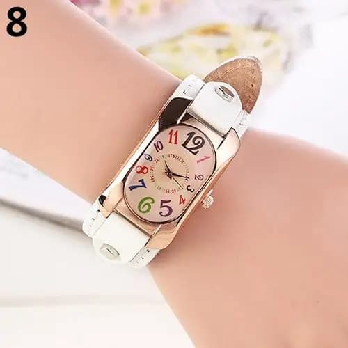 Moda Casual orologio da donna cinturino in ecopelle con cinturino in diamante cassa oblungo orologio da polso al quarzo orologio reloj mujer relogio feminino La