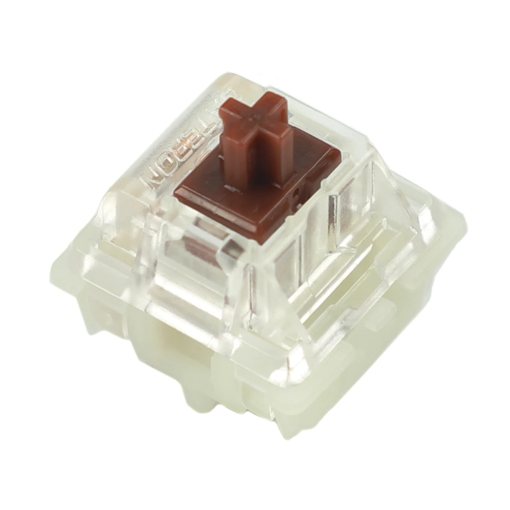 10 Pcs Gateron Silent Switch 5 Pin SMD RGB Shaft Top trasparente per tastiera meccanica MX fai da te