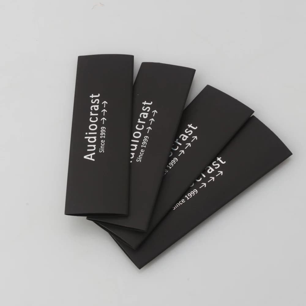 Nuovo 8PCS Audiocrast Tubi di Calore Del Tubo Termoretraibile con la Freccia Isolato Guaina per il FAI DA TE RCA Altoparlante hifi cavo audio