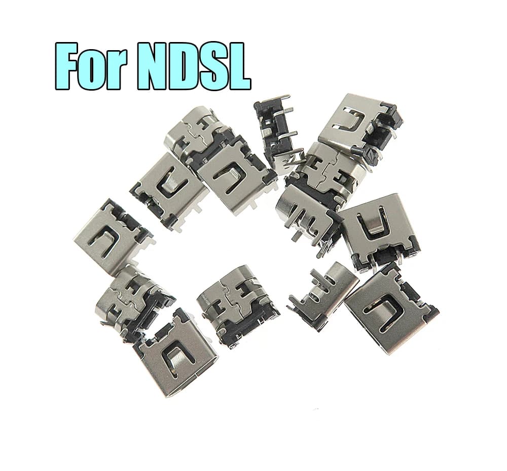 10 pezzi per Nintendo DS Lite per NDSL, connettore di ricarica per presa di alimentazione, ricambio per porta dock di ricarica