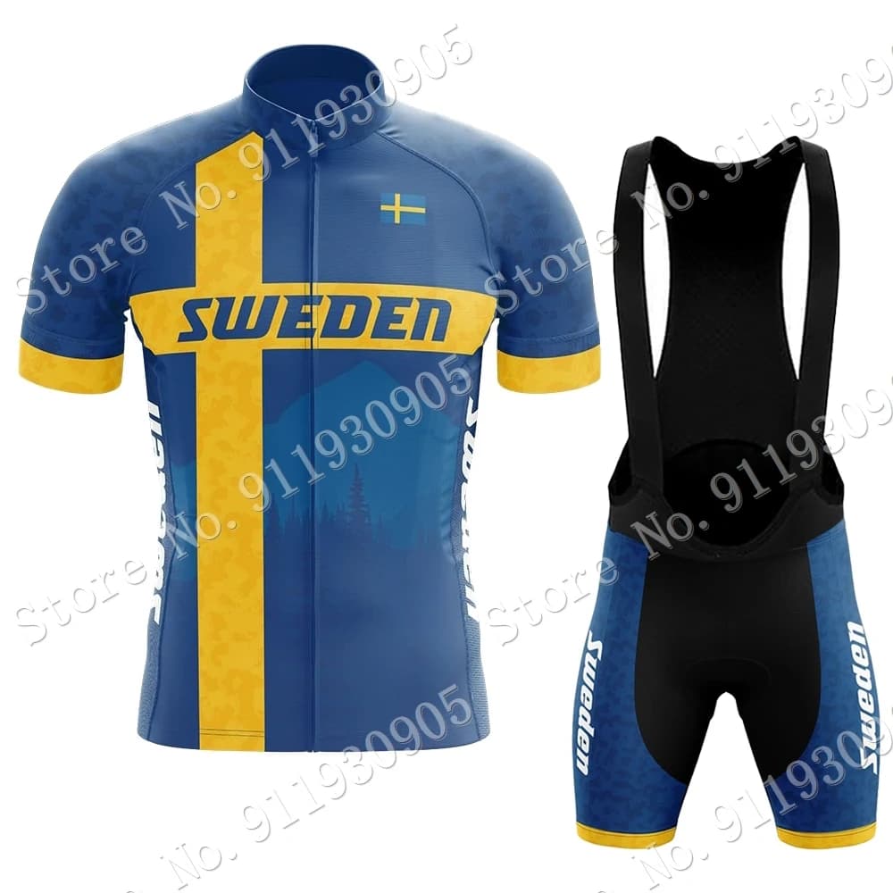 Swiss National Team 2024 Cycling Knit Set Summer Cycling Clothing Men Bike Shirts Road Bike Jumpsuit Shorts with MTB Ropa Braces