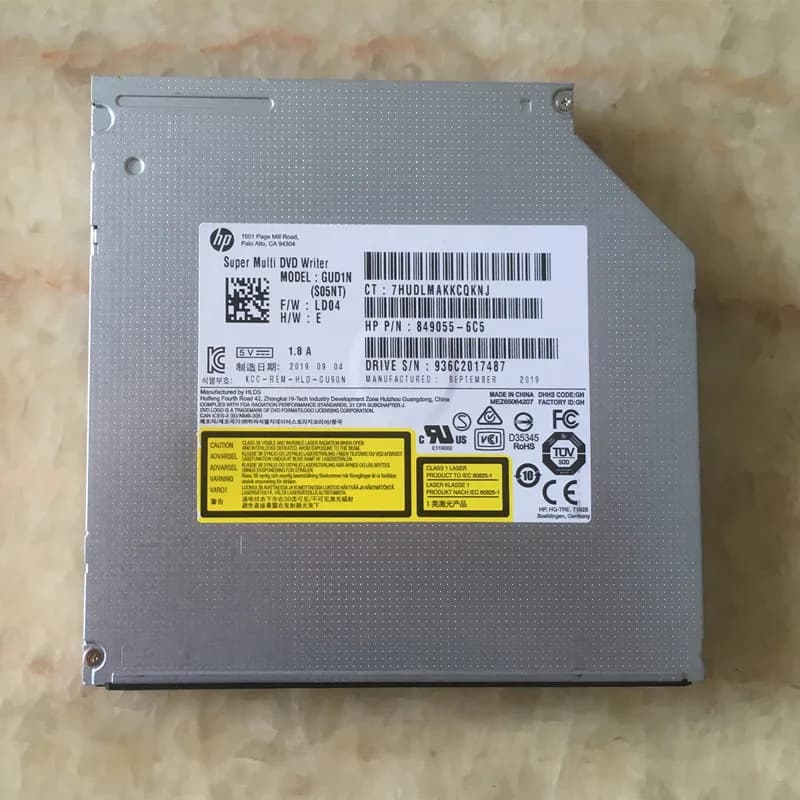 New original for HP DVDRW GUD1N P/N:849055-6C5 Suitable for HP small case notebook all in one machine and other computers
