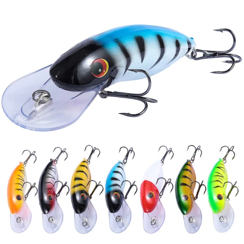 1 pz galleggiante ciprinidi richiamo di pesca Wobblers 10.5 cm 13.4g Crankbait esche dure artificiali trota acqua profonda luccio spigola attrezzatura da pesca