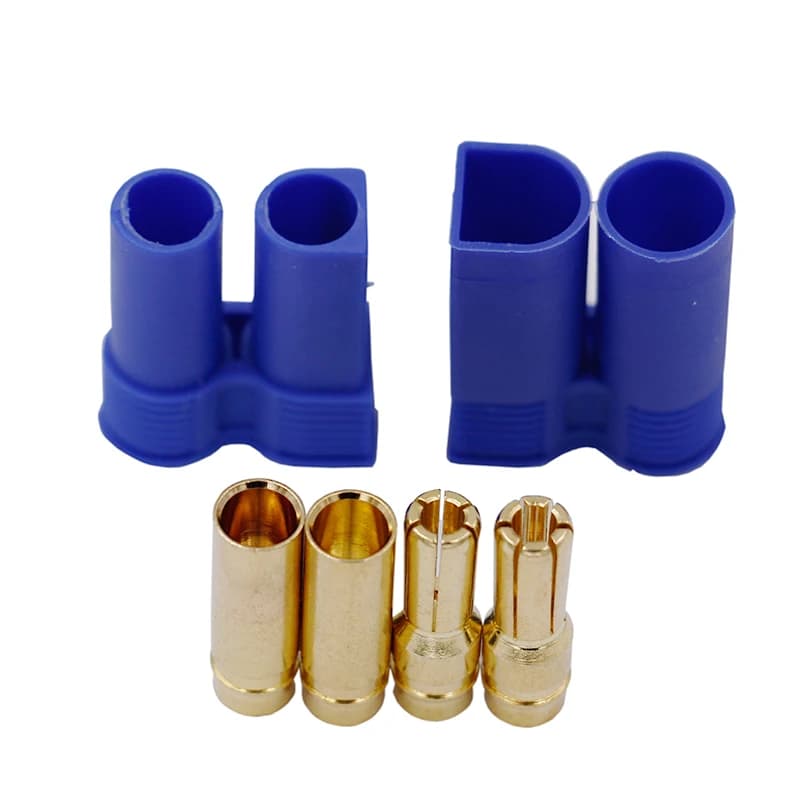 1 paio di connettori EC5 RC femmina maschio proiettile connettore oro spina per batteria RC Lipo 30% di sconto