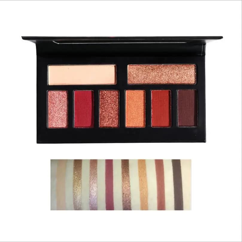 Tavolozza di 8 colori Ombretto opaco Lunga durata Impermeabile Nude Shimmer Ombretto Glitter Palette Make Up Beauty Set T1555