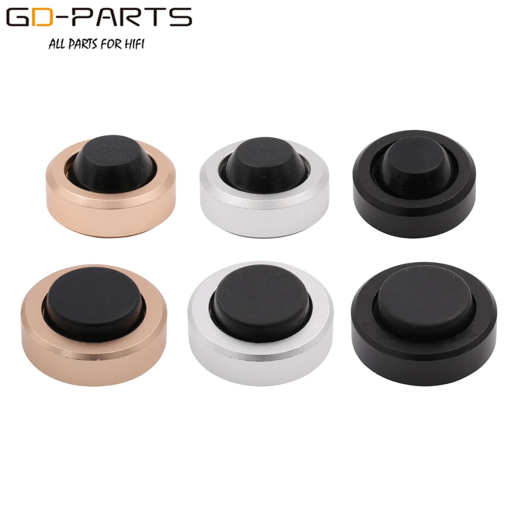 20*8 millimetri 30*10 millimetri di Alluminio Pieno Speaker AMP Isolamento Piede Piedi Spike Pavimento di Base Hifi Audio record di Radio DAC Telaio Del Computer Del Basamento