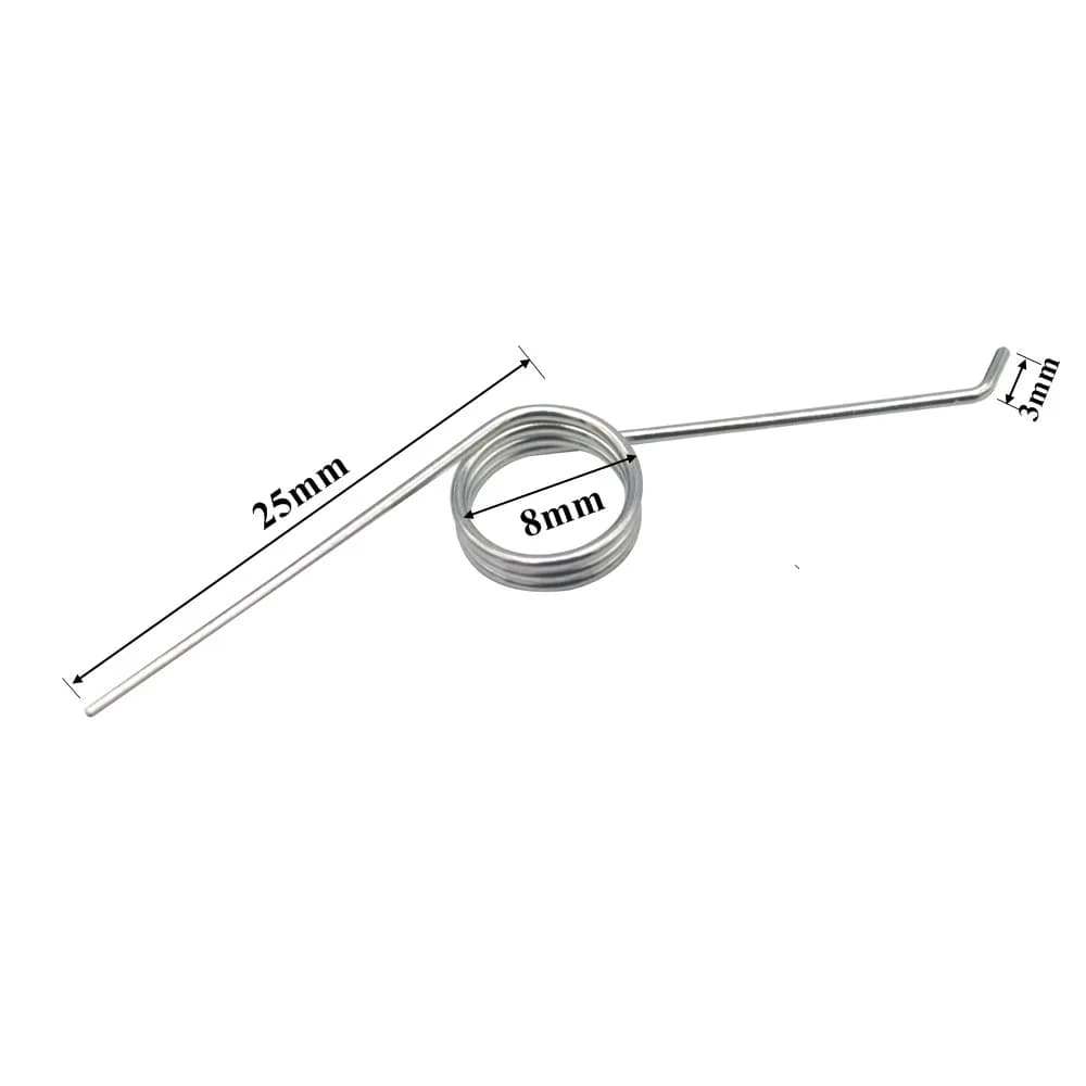 5 pz/lotto Bidone della Spazzatura Regolabile 3 Bobine 0.7mm Molla Filo di Acciaio 170 Gradi Molla di Torsione Personalizzato