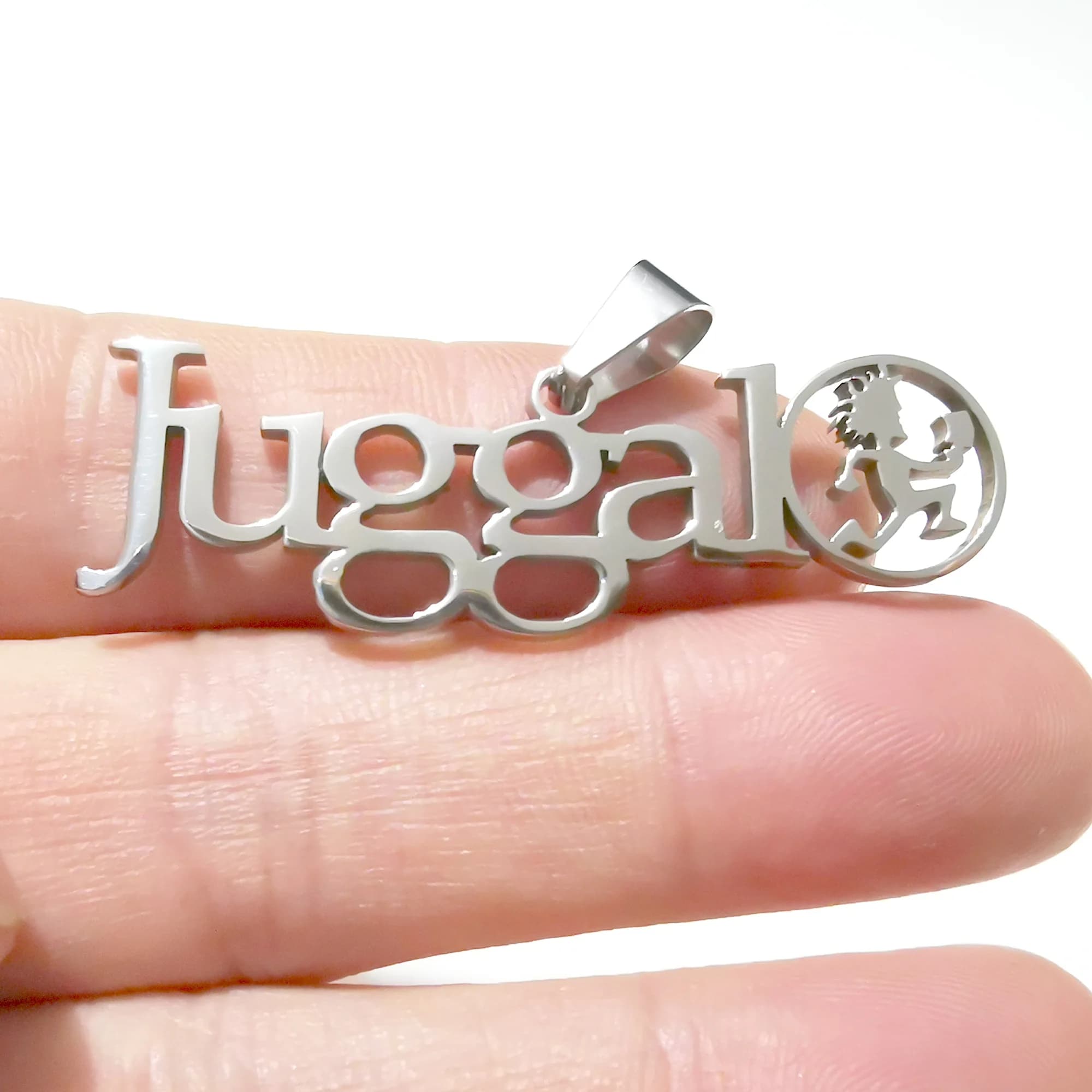 Hatchetman Juggalo Pendant Charms Stainless steel ICP Necklace Chain Silver 30''