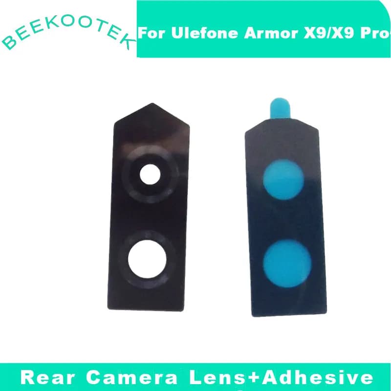 Nuovo originale Ulefone Armor X9 fotocamera posteriore fotocamera obiettivo obiettivo in vetro + schiuma parti adesive per Ulefone Armor X9 Pro Smartphone