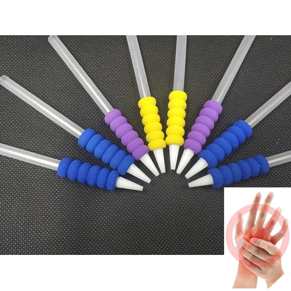 Pittura diamante Penna con NBR Foam Titolare Comodo da Impugnare Utile Strumento di Evitare Il Dolore della Mano Per Il Diamante Ricamo Mosaico Modello