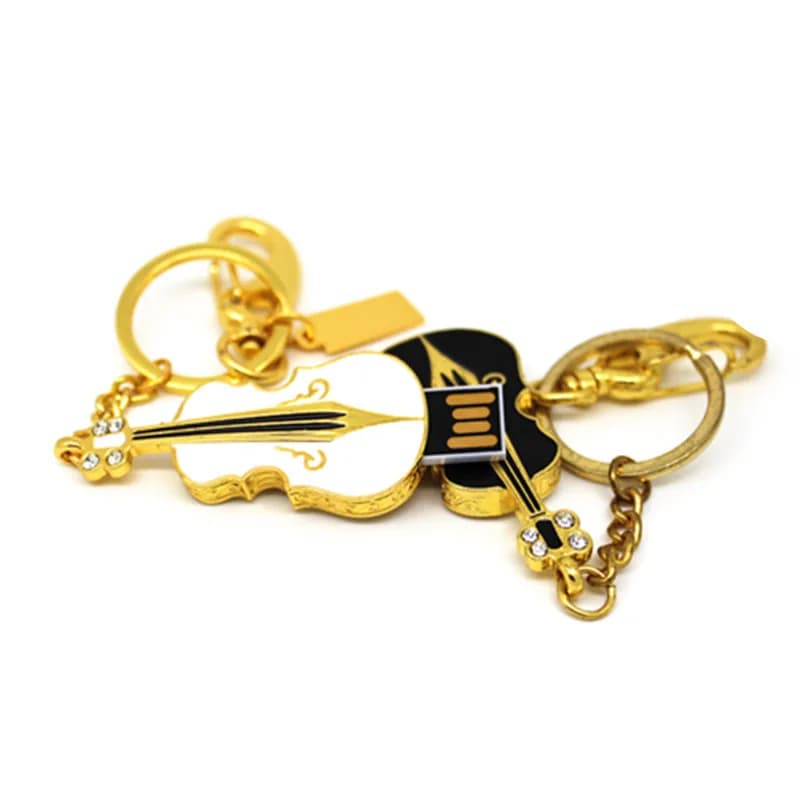 Biyetimi USB stick 128gb pendrive 32gb a forma di violino 16g pen drive 64gb usb disk muslimwater key flash drive regalo