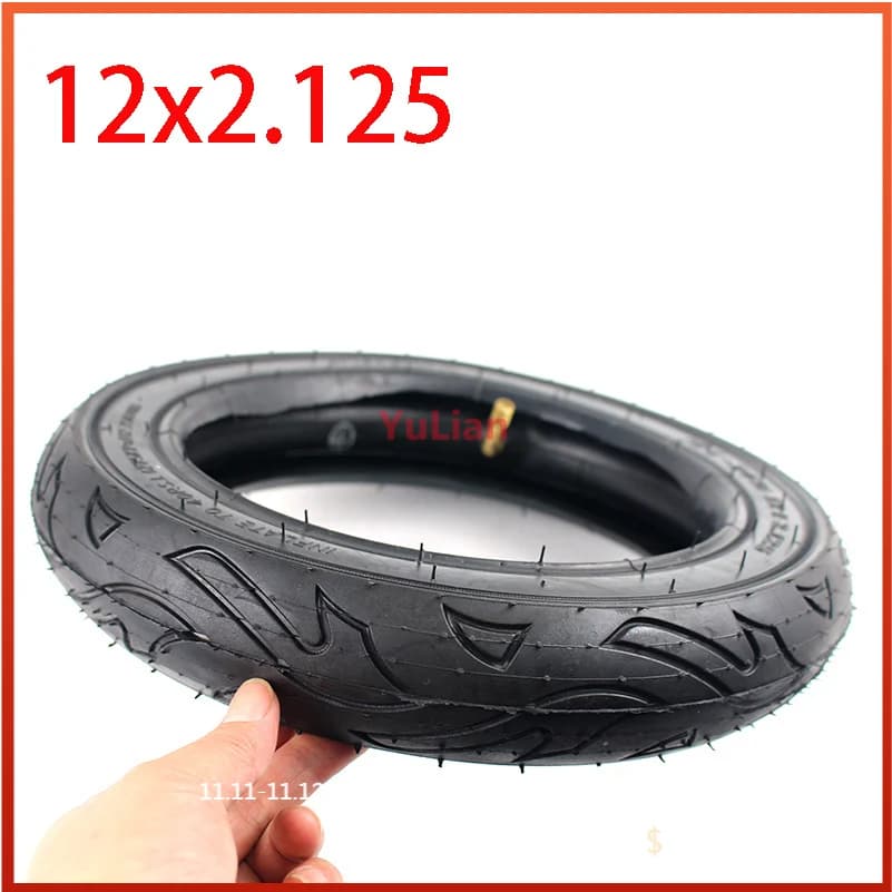 Pneumatico 12x2.125 12 "Bici Bicicletta Scooter Passeggino Pneumatici camere d'aria 12x2.125 12x1.75 pneumatici 12 1/2x2 1/4 ruota pneumatico