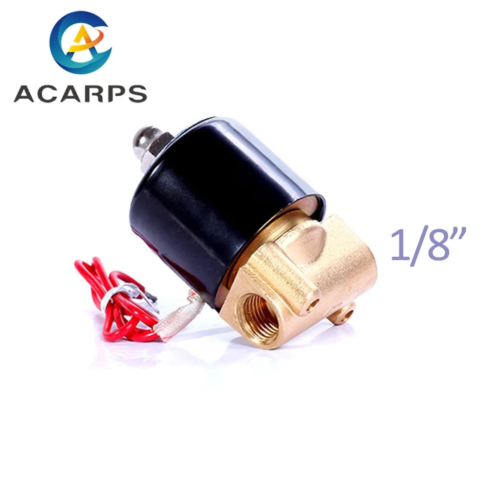 high Temperature Direct Acting N/C Solenoid Valve 24V 1/8" 1/4" 3/8" in 150 Degree Centigrade
