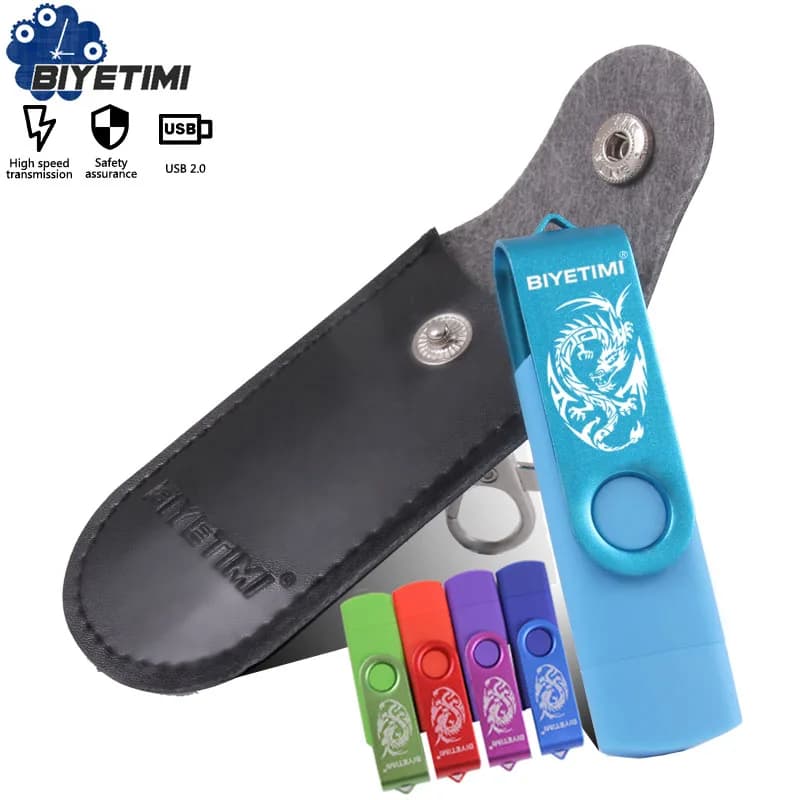 Chiavetta USB Biyetimi 128gb 16g pendrive 32GB 8gb Pen Drive 64gb icona drago memory stick u-disk 2.0 regalo chiave per PC