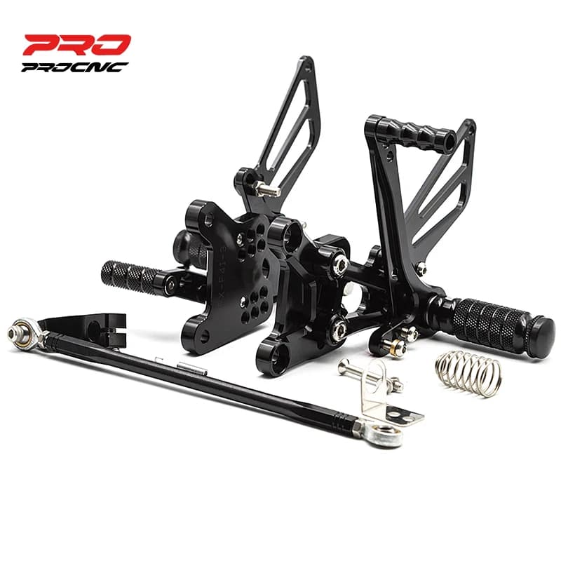 Per Honda CBR600 F4I 2001-2007 pedane pedane poggiapiedi regolabili in alluminio pedane poggiapiedi nuovo