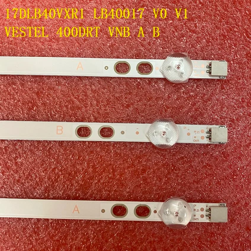 Striscia LED(3) per JVC LT-40VF53B LT-40C750 LUX 0140003 40L3653DB 40L1653DB TX-40C200E 40A07USB 40LED1700 40FMD294B D40F286B4CW