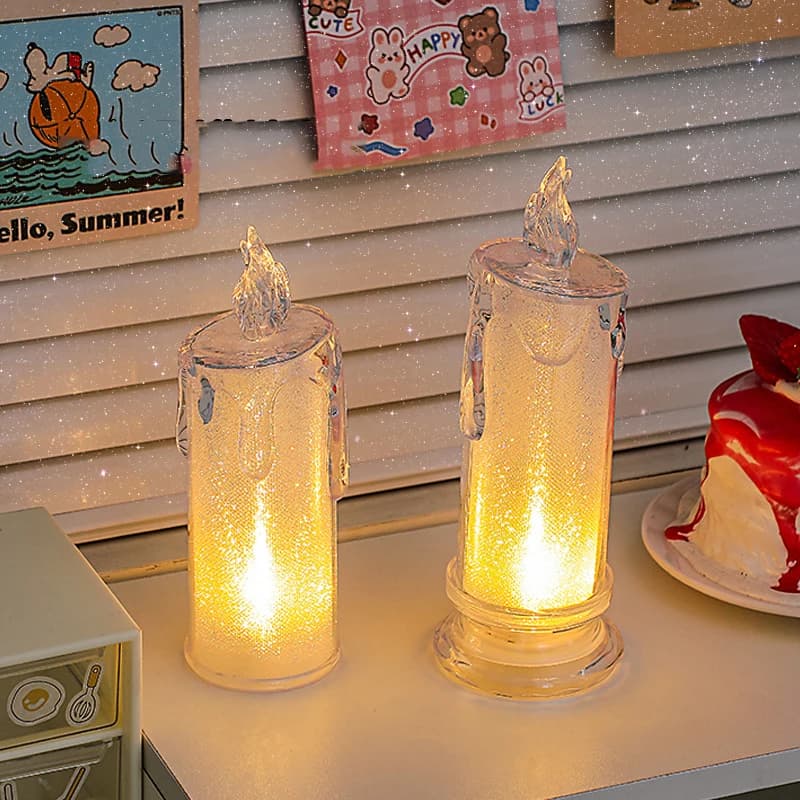 Flameless butterfly battery power LED candles Tealight night lights wedding lamp birthday party decorations for San valentino house