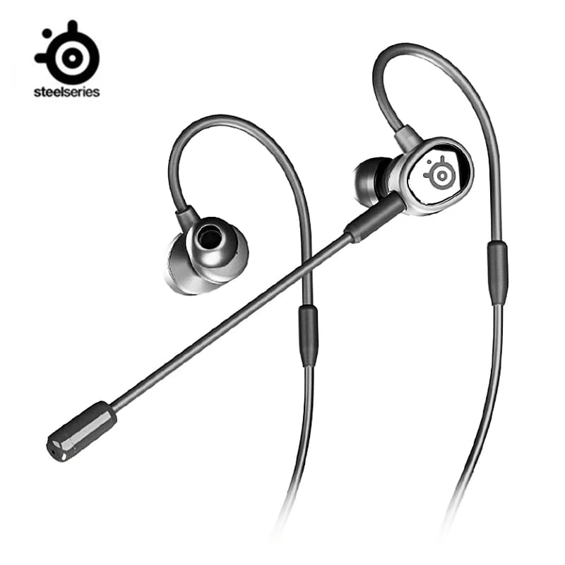 Steelseries Tusq in-ear wired game headset with wheat noise reduction CSGO Game Earplugs with High sound quality headphones