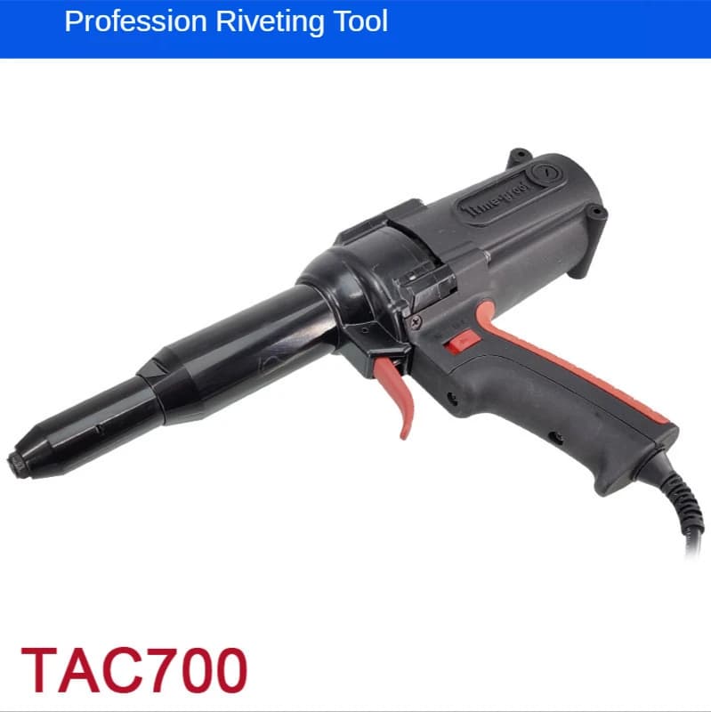TAC700 220V 600W Utensile per rivettatura elettrica per carichi pesanti Utensile elettrico per rivettatrice cieca elettrica