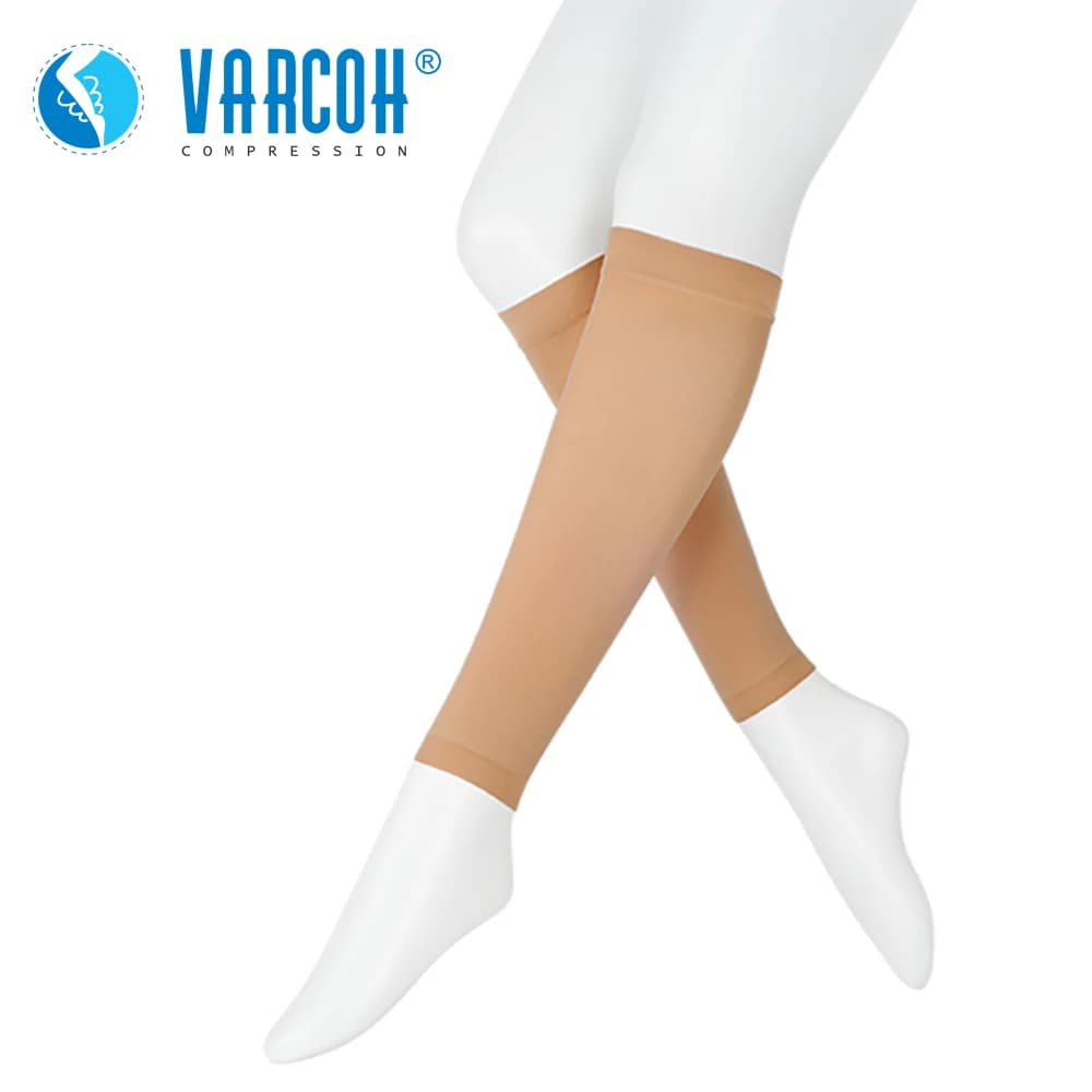20-30 mmHg Knee High Compression Socks Graduated Support Stockings Hose for Medical Varicose Veins Edema Gradient Pressure