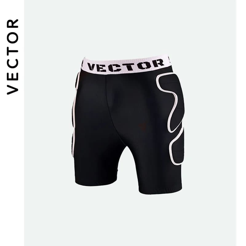VECTOR Attrezzatura sportiva unisex Protezione corta da snowboard Pantaloncini da moto per fianchi Protezione per pattini da sci Pantaloncini imbottiti Ginocchiere