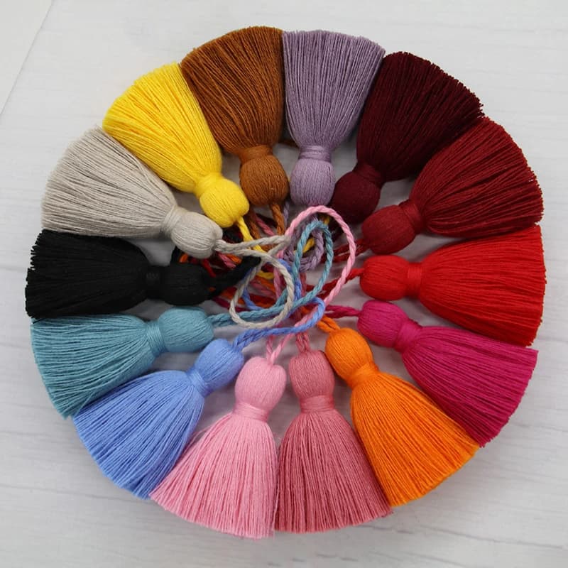 WFFNNKC 2-6 Pz 11 CM Pure Fashion Cotton Fat Nappa Jewelry FAI DA TE Textiles For Home Garments Curtains Decorating Handicrafts Hanging Oil