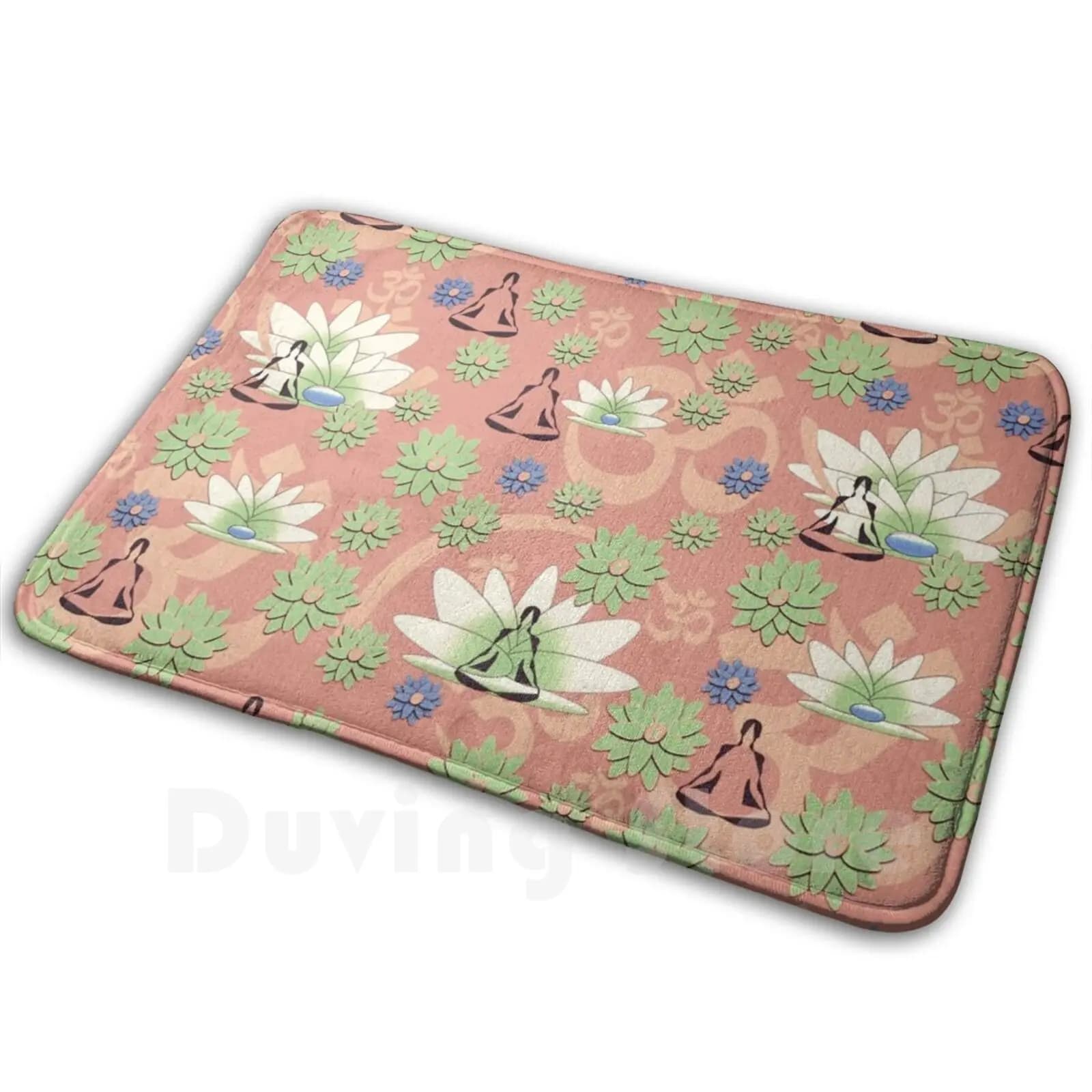 Yoga e meditazione-rosa, tappeto corallo tappeto tappetini antiscivolo camera da letto Gargoylesentry Carol Gamel rosa corallo tono carne